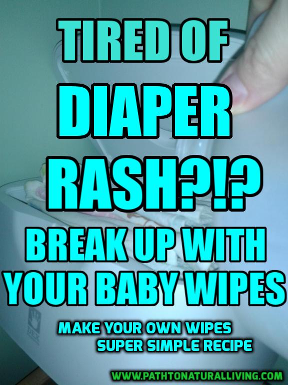 Tired of Diaper Rash? Try this Homemade Baby Wipes Recipe