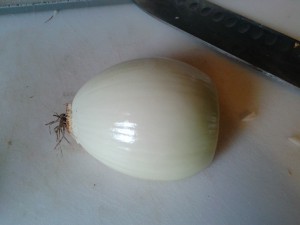 How to cut an onion without tears - step 4