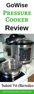 The GoWise Pressure Cooker makes pressure cookers make meal time fast and easy - healthy recipes like chicken, roast, and soup. Electric pressure cookers are easy to learn how to use. Brands like the Instant Pot get a lot of press, but you can save loads of money with the GoWise Pressure Cooker. The GoWise Pressure cooker is a great Instant Pot alternatives since it has all the same features. @pathtonaturallivingc.om #pressurecooker #instantpot #gowisepressurecooker #pressurecookers #pressurecookerxl #pressurecookerrecipes #pressurecookerlife #pressurecookersrock #pressurecookermagic #pressurecookerlove #pressurecookerperfect #pressurecookerelectric #pressurecookerdinner #pressurecookerwin #pressurecookerfun #pressurecookervirgin #pressurecookernewbie #pressurecookerro